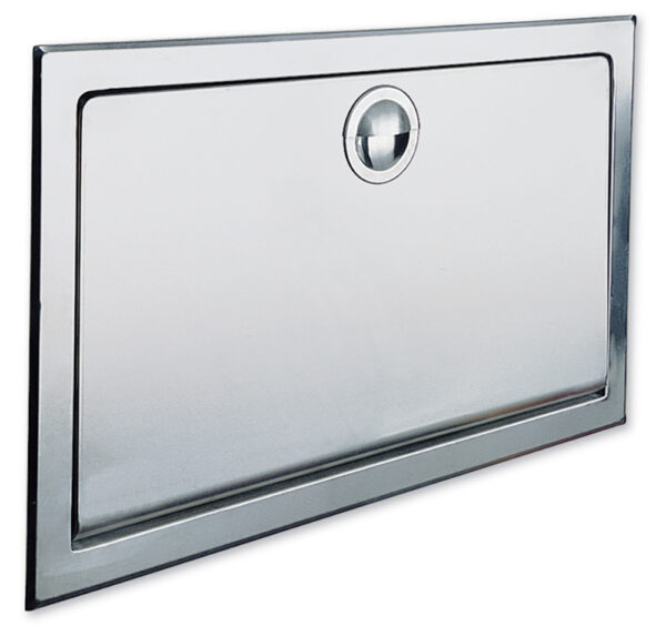 Horizontal Recessed Baby Changing Station - Stainless Steel