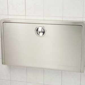 Horizontal Surface Mounted Baby Changing Station - Stainless Steel